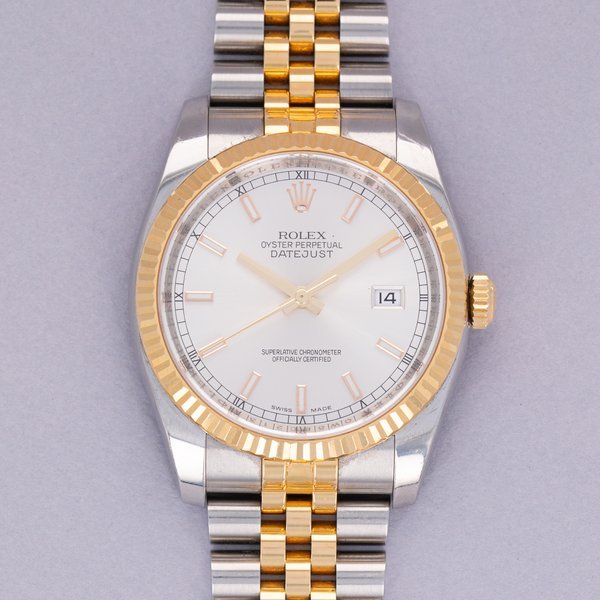 Rolex Rolex Datejust 116233 Two-Tone Silver Dial Box and Papers · 116233