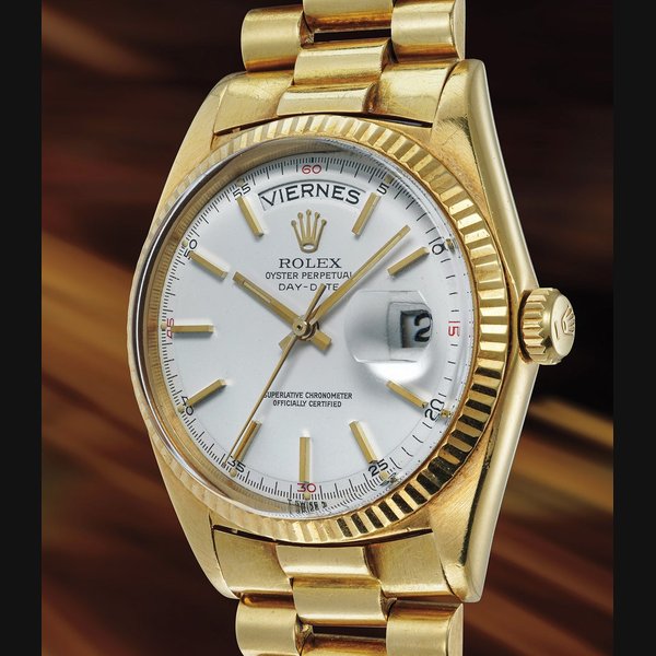 Rolex Rolex Ref. 1803, inside case back further stamped 1803 Day-Date "Gold Cardinal", Price & Market Data