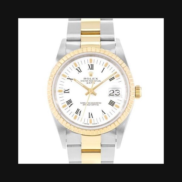 Rolex Rolex Oyster Perpetual34 15223 Steel Yellow Gold Oyster Mens Watch Papers 1994