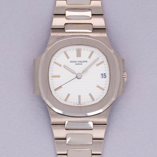 Patek Philippe Patek Philippe Nautilus 3800/1G-010 White Dial 18k WG Box and Papers