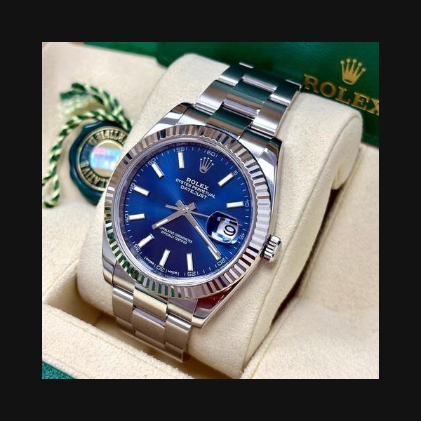 Rolex Rolex Datejust41 126334 Blue Stick Dial Box + Papers