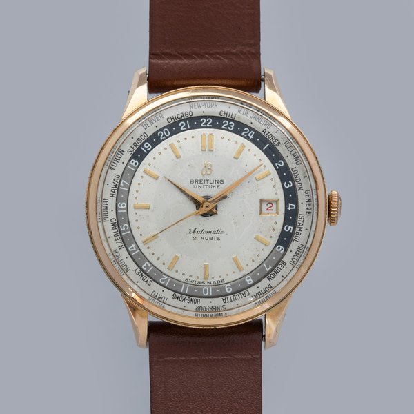 Breitling Breitling Unitime Worldtimer 1-260 Gold Plated · 1-260