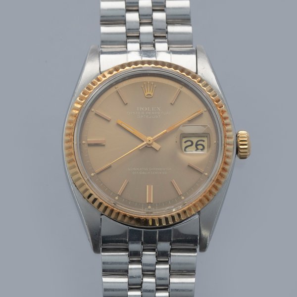 Rolex Rolex Datejust 1601 Two Tone Taupe Dial Steel Jubilee Bracelet · 1601