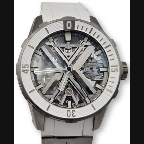 Ulysse Nardin 2023 Ulysse Nardin Diver X Skeleton 44MM Skeleton Dial Rubber Strap (3723-170-1A) · 3723-170-1A