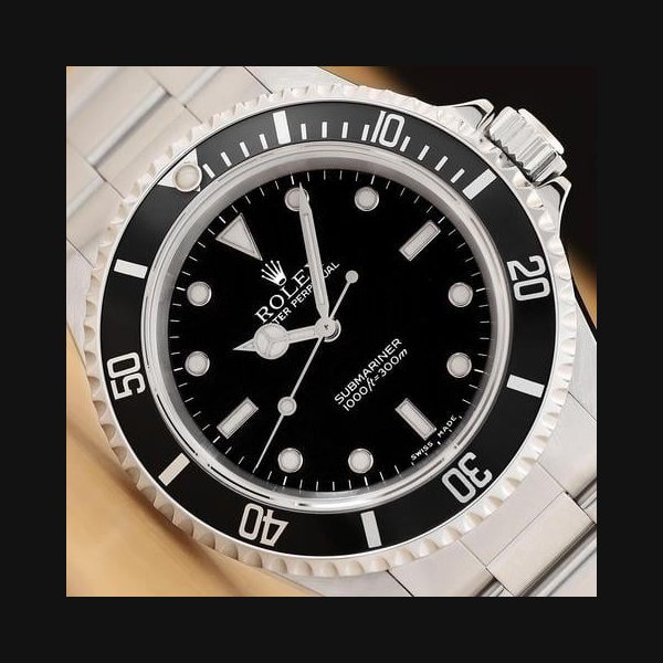 Rolex Rolex Submariner (No Date)2000 Rolex Mens 14060m Submariner No Date Steel Black 40mm Oyster Watch