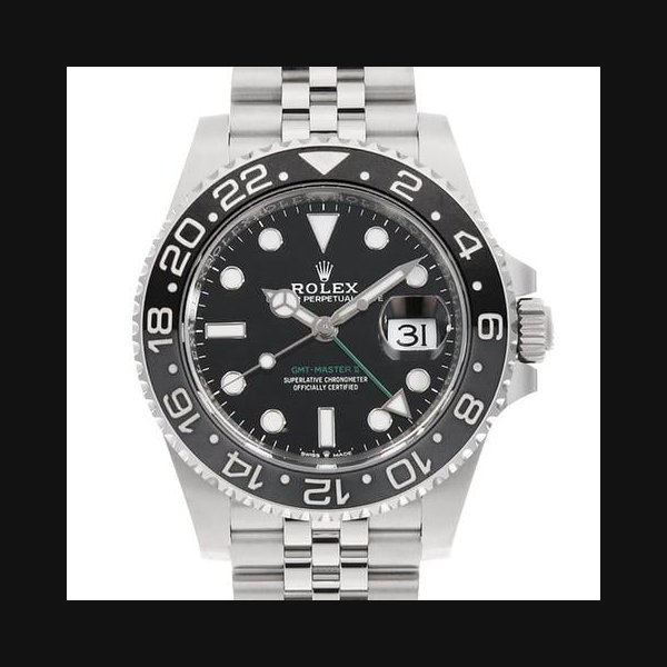 Rolex GMT-Master II126710GRNR black 5 row jubilee bracelet Random Number USED mens
