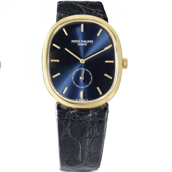 Patek Philippe. An 18ct gold manual wind wristwatch Ellipse, Ref:3978, Case No.2880365, Movement No.1821926, Sold 14th December 1990