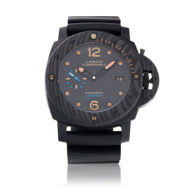 Panerai Panerai | Submersible Carbotech, Reference PAM00616, A carbotech wristwatch with date, Circa 2017 | 沛納海 | Submersible Carbotech 型號PAM00616    Carbotech腕錶，備日期顯示，約2017年製 · PAM00616
