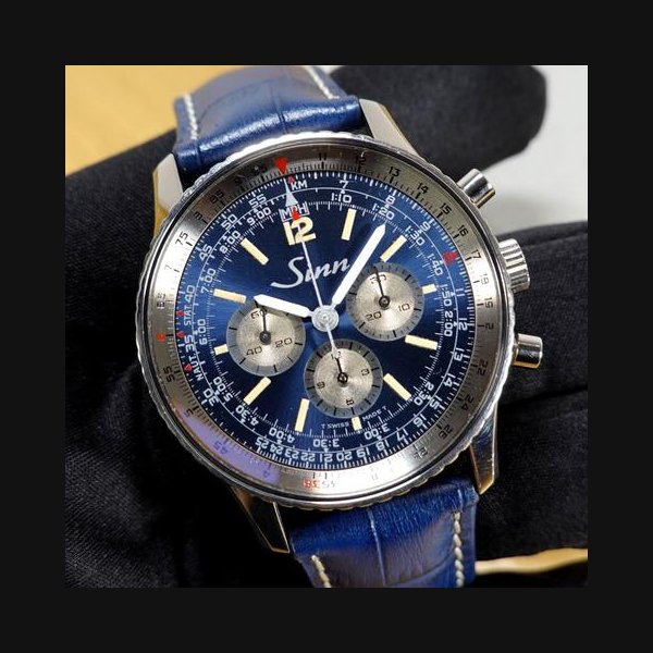 Sinn 90341 mm 903 ti TITAN Jubiläumschronograph HD Navigationsuhr LEMANIA 1873 Handaufzug 1996