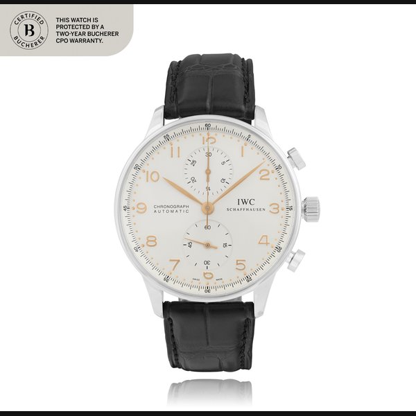 IWC Portugieser, Ref. IW371401  Stainless steel chronograph wristwatch  Circa 2002