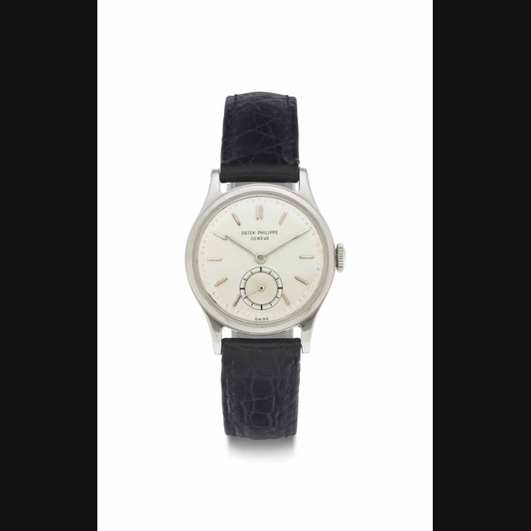 Patek Philippe. A Fine and Rare Stainless Steel Wristwatch SIGNED PATEK PHILIPPE, GENEVE, REF. 2451, MOVEMENT NO. 957'330, CASE NO. 663'257, MANUFACTURED IN 1951