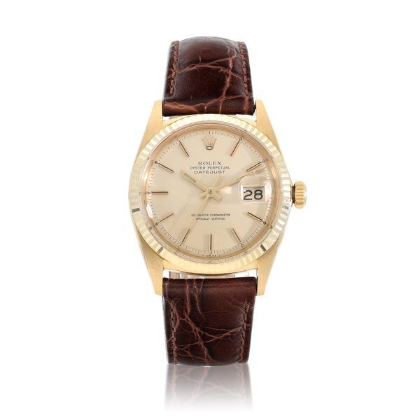 Rolex Rolex | Datejust, Reference 1601, A yellow gold wristwatch with date, Circa 1967 | 勞力士 | DateJust 型號1601    黃金腕錶，備日期顯示，約1967年製 · 1601