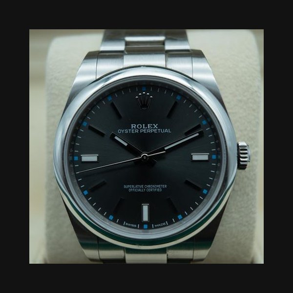 Rolex Rolex Oyster Perpetual39 Rhodium Dial