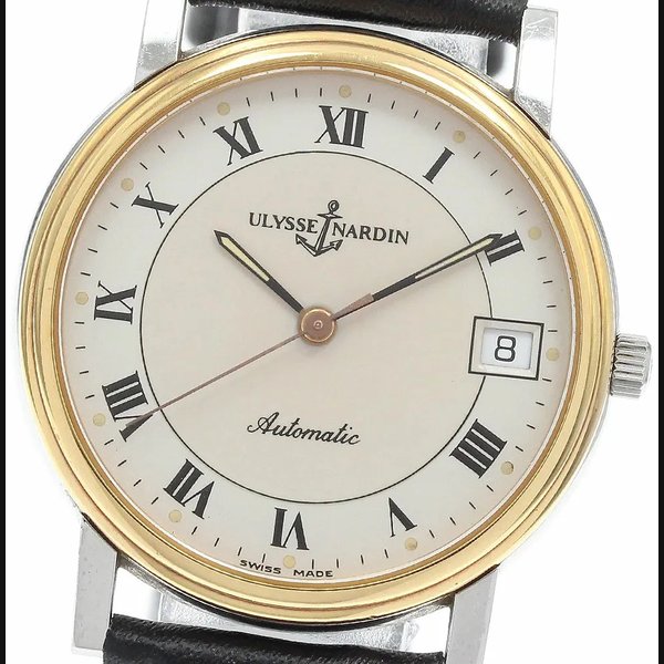 Ulysse Nardin 133-22 San Marco Date Bezel K18YG Automatic Men's Used From Japan