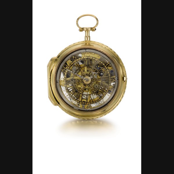Anonymous Continental No. 884 A rock crystal single cased verge watch Circa 1770