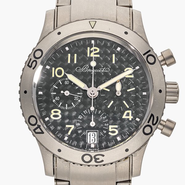 Breguet Reference 3820 Type XX Transatlantique | A titanium automatic chronograph wristwatch with bracelet, Circa 1999, Price & Market Data