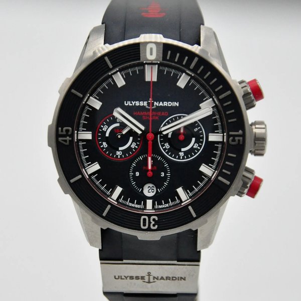Ulysse Nardin Hammerhead Shark Chronograph Diver Titanium 1503-170LE Rubber Ref. 1503-170LE-3/93-HAMMER