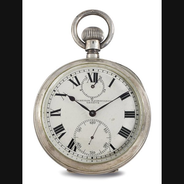 Vacheron Constantin VACHERON CONSTANTIN. A FINE SILVER OPENFACE KEYLESS LEVER DECK WATCH WITH UP AND DOWN INDICATION AND GUILLAUME BALANCE SIGNED VACHERON & CONSTANTIN, GENEVE, MOVEMENT NO. 383825, CASE NO. 238995, MANUFACTURED IN 1922