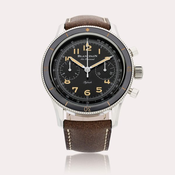 Blancpain Reference AC01-1130-63A Air Command | A limited edition stainless steel automatic flyback chronograph wristwatch, Circa 2021