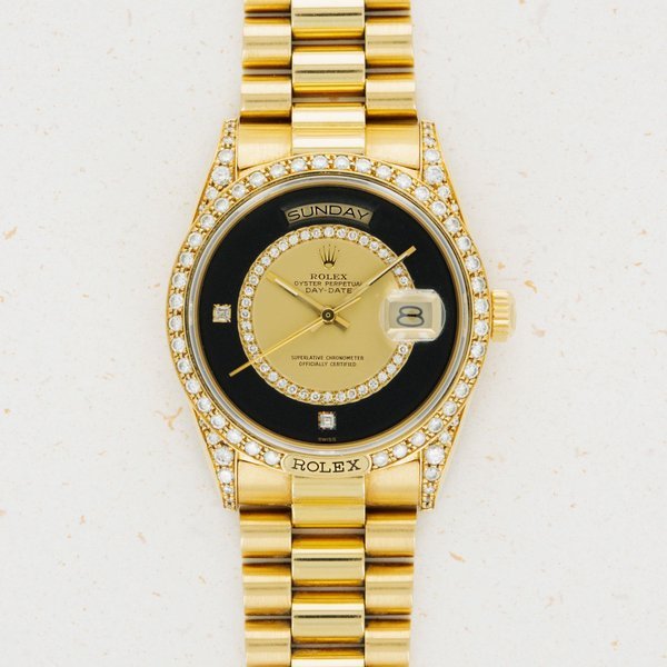 Rolex Rolex Day-Date Unusual Diamond Two-Tone Dial 18138 · 18138