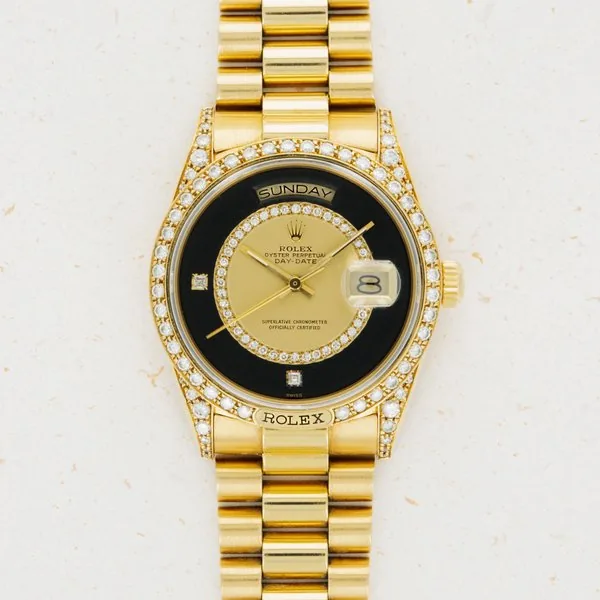 Rolex Rolex Day-Date Unusual Diamond Two-Tone Dial 18138 · 18138