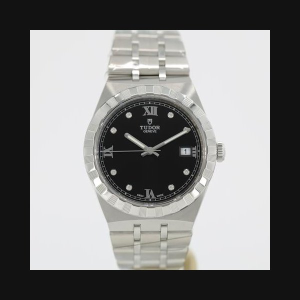 Tudor Royal38mm Black Diamond Dial Stainless Steel 28500 Ref. M28500-0004