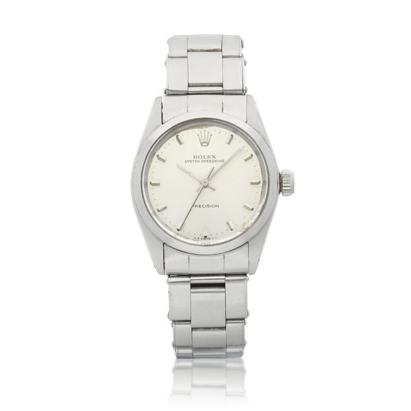 Rolex Oyster SpeedKing, Reference 6430 | A stainless steel wristwatch with bracelet, Circa 1968 | 勞力士 | Oyster SpeedKing 型號6430 | 精鋼鏈帶腕錶，約1968年製 · 6430