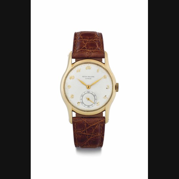 Patek Philippe. An 18k Gold Wristwatch with Breguet Numerals SIGNED PATEK PHILIPPE, GENÈVE, REF. 2406, MOVEMENT NO. 963'159, CASE NO. 651'934, MANUFACTURED IN 1948