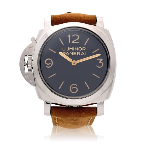 Panerai Reference PAM00557 Luminor 1950 Left-Handed, A stainless steel wristwatch, Circa 2016