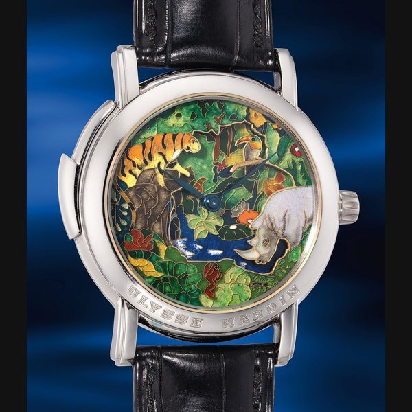 THE CONNOISSEUR Ulysse THE CONNOISSEUR Ulysse Nardin Ref. 729-20 Jungle Jaquemarts · 729-20