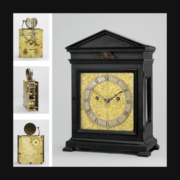  A Charles II ebony architectural quarter-striking eight day table clock EDWARDUS EAST, LONDON. CIRCA 1665/70
