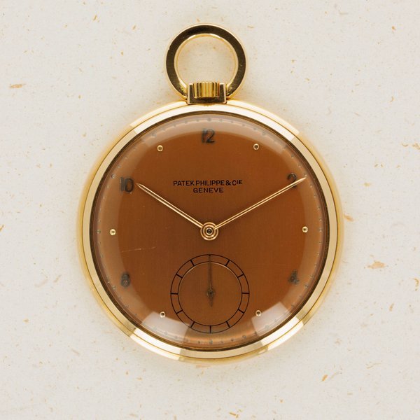 Patek Philippe Patek Philippe Pocket Watch Salmon Dial 18k PG
