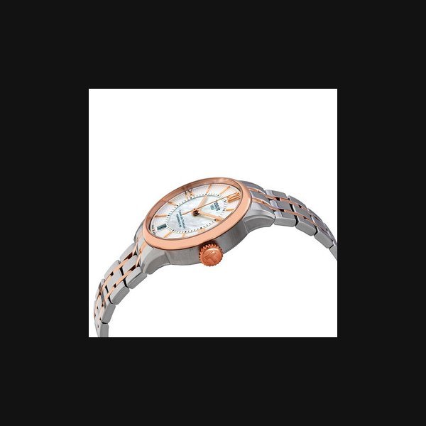 Tissot TissotChemin des Tourelles Automatic Mother of Pearl Dial Ladies Watch T099.207.22.118.02
