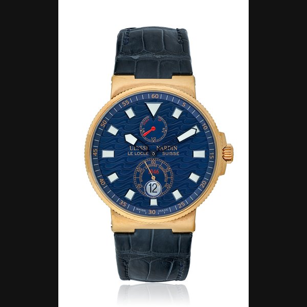 ULYSSE NARDIN, LIMITED EDITION BLUE MAXI MARINE, REF. 266-68