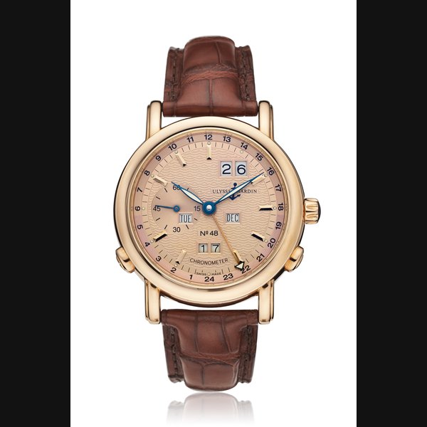 ULYSSE NARDIN, PERPETUAL CALENDAR TRAVEL-TIME GMT, REF. 322-88