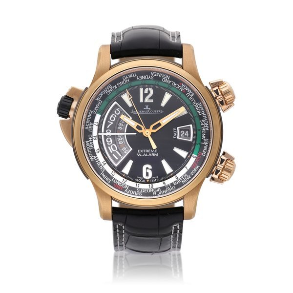 Jaeger-LeCoultre Reference 150.2.42 Master Compressor Extreme 'Mexico',  A limited-edition pink gold automatic world time wristwatch with date and alarm, Circa 2010 · 150.2.42