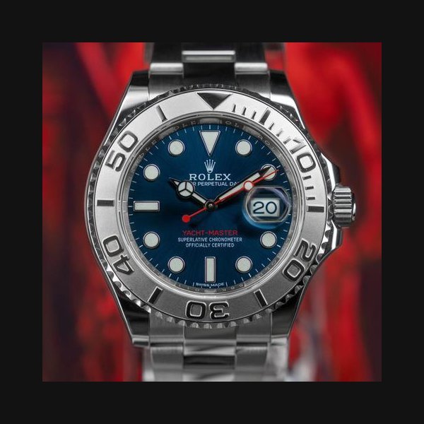 Rolex Rolex Yacht-Master“Superman” 40mm Blue Dial Complete Set + Serialized Hang Tag | Excellent Condition