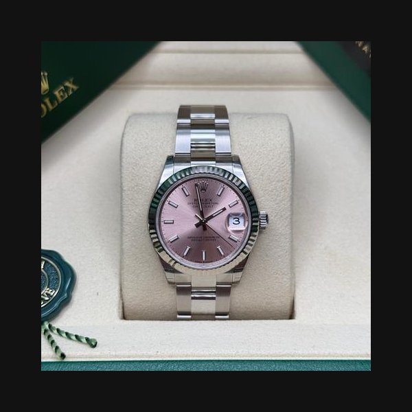 Rolex Rolex Datejust31 NEW 2026 Pink Index Dial Stainless Steel Fluted Oyster Bracelet