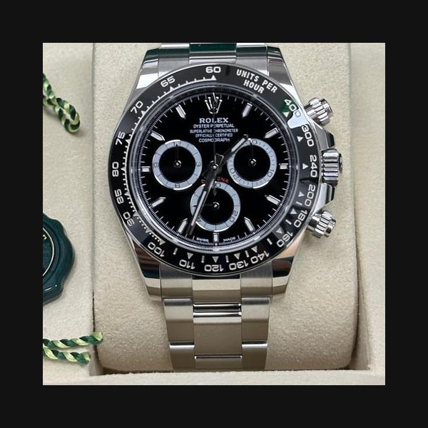 Rolex Rolex Daytona2024 Cosmograph 40mm Black Dial Black Ceramic Bezel
