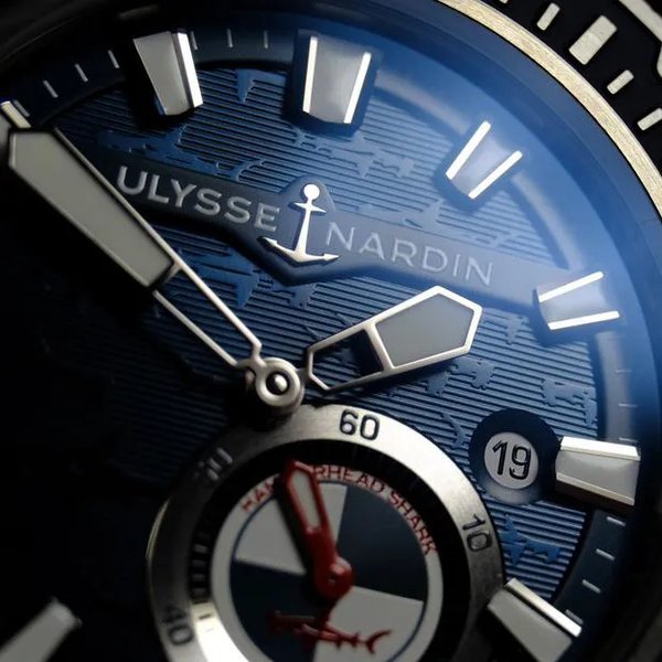 Ulysse Nardin Ulysse Nardin Hammerhead Shark
Diver Deep Dive Hammerhead Shark Fully Serviced. NEW Full length strap Limited to 300pcs