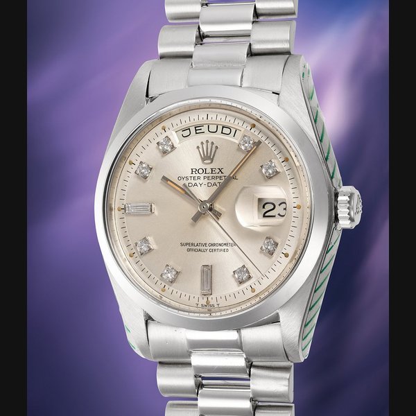 Rolex Rolex Ref. 1802 Day-Date "Platinum, Large Diamond Indices" · 1802