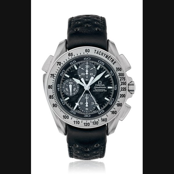 Omega OMEGA, SPEEDMASTER SPLIT-SECONDS CHRONOGRAPH WITH CARBON FIBER DIAL, REF. 177.0320