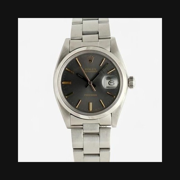 RolexOyster Date 6694 Vintage 34 Men's Steel Watch Manual 1978 [U]