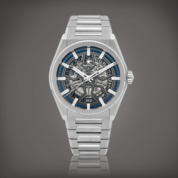 Zenith Defy Classic, Reference 95.9000.670 | A titanium semi-skeletonised bracelet watch with date, Circa 2020 | 真力時 | Defy Classic 型號95.9000.670 | 鈦金屬半鏤空鏈帶腕錶，備日期顯示，約2020年製 · 95.9000.670