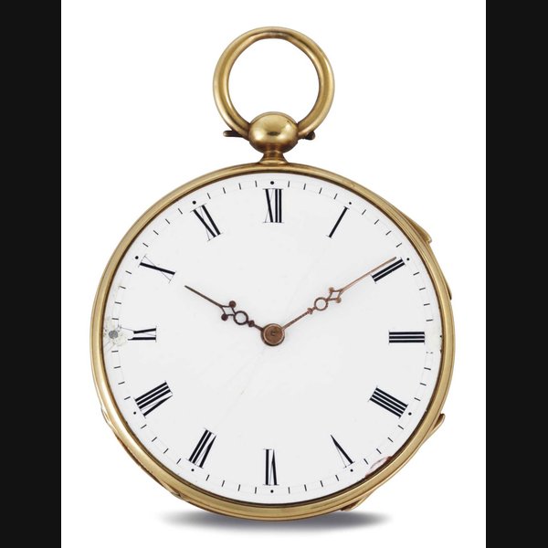  D. NÉVIR. AN 18K GOLD OPENFACE QUARTER REPEATING KEYWOUND POCKET WATCH SIGNED D. NÉVIR, NO. 6763, CIRCA 1840, Price & Market Data