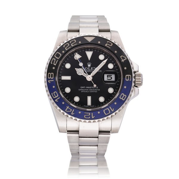 Rolex Reference 116710 GMT-Master II 'Batman' | A stainless steel dual time wristwatch with date and bracelet, Circa 2014 · 116710