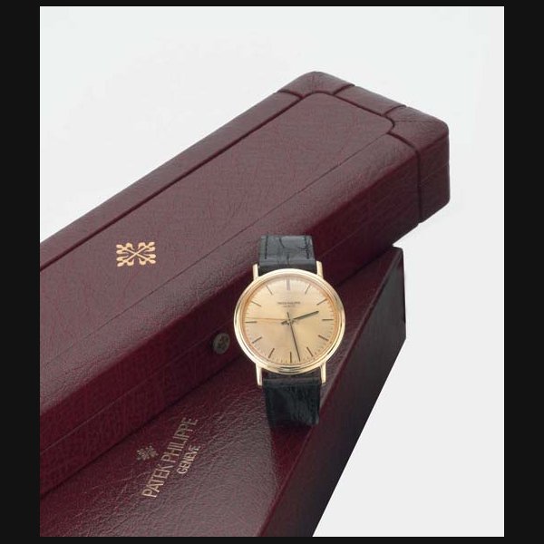 PATEK PHILIPPE. AN 18K GOLD AUTOMATIC BACK-WOUND WRISTWATCH WITH CENTER SECONDS SIGNED PATEK PHILIPPE, GENEVE, MOVEMENT NO. 1490065, CASE NO. 2698323, REF. 3563/3, MANUFACTURED IN 1979