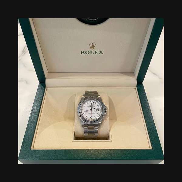 Rolex Rolex Explorer II2003 Rolex Polar 16570 - Full Set