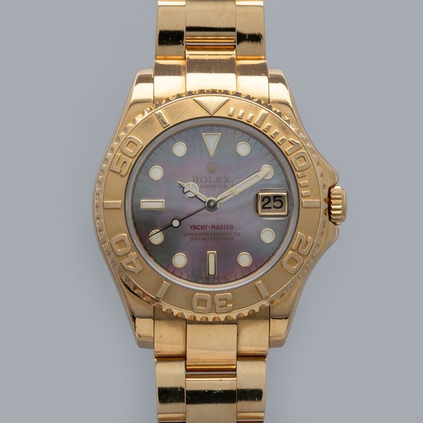 Rolex Rolex Yacht-Master 168628 MOP Dial Mid-Size 18k YG · 168628
