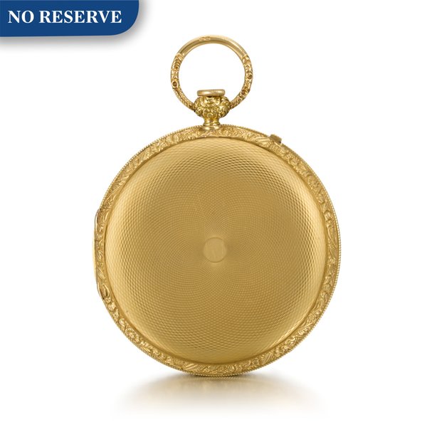 Pere Bouhelier Yellow Gold Hunting Cased Quarter Repeating Watch With Unusual Lever Movement, Circa 1830, Price & Market Data